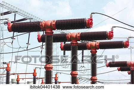 Isolators at an electrical substation, Bremen, Germany, Europe View Large Photo Image Stock Photo - Isolators at an electrical substation, Bremen, Germany, Europe. Fotosearch