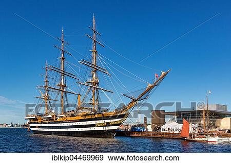 Italian marine training ship Amerigo Vespucci in harbor, Copenhagen, Denmark, Europe View Large Photo Image Stock Photo - Italian marine training ship Amerigo Vespucci in harbor, Copenhagen, Denmark, Europe. Fotosearch