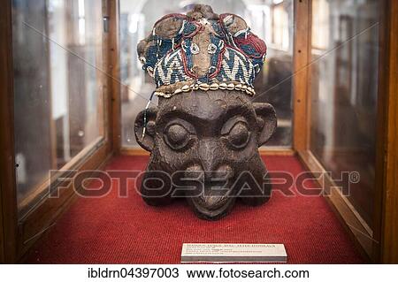 Janus mask decorated with glass and ceramic beads, 19th century, historical museum of Bamoum people, Sultan's Palace, Foumbam, West Region, Cameroon, Africa View Large Photo Image Stock Image - Janus mask decorated with glass and ceramic beads, 19th century, historical museum of Bamoum people, Sultan's Palace, Foumbam, West Region, Cameroon, Africa. Fotosearch
