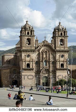 Jesuit Church on Plaza de Armas, historic centre, Cusco Province, Peru, South America View Large Photo Image Stock Photograph - Jesuit Church on Plaza de Armas, historic centre, Cusco Province, Peru, South America. Fotosearch