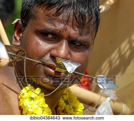 Kavadi dancers with pierced cheeks, Sri Kamadchi-Ampal Temple Festival, Hindu temple festival, Hamm, Ruhr district, North Rhine-Westphalia, Germany, Europe View Large Photo Image Stock Image - Kavadi dancers with pierced cheeks, Sri Kamadchi-Ampal Temple Festival, Hindu temple festival, Hamm, Ruhr district, North Rhine-Westphalia, Germany, Europe. Fotosearch