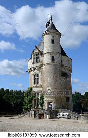 Keep, Castle, Chenonceau, Tower of the Marques, Chateau de Chenonceau, Department Chenonceaux, Indre-et-Loire, Centre Region, France, Europe View Large Photo Image Stock Photo - Keep, Castle, Chenonceau, Tower of the Marques, Chateau de Chenonceau, Department Chenonceaux, Indre-et-Loire, Centre Region, France, Europe. Fotosearch