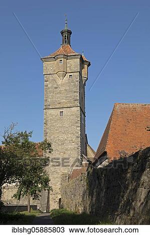 Klingentorturm, Old Town, Rothenburg ob der Tauber, Middle Franconia, Bavaria, Germany, Europe View Large Photo Image Stock Image - Klingentorturm, Old Town, Rothenburg ob der Tauber, Middle Franconia, Bavaria, Germany, Europe. Fotosearch