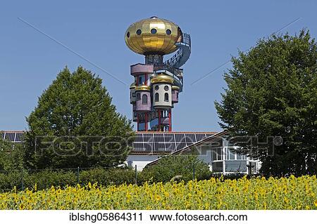 Stock Image - Kuchlbauer Tower, Kuchlbauer Brewery, Abensberg, Lower Bavaria, Bavaria, Germany, Europe. Fotosearch