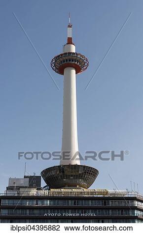 Kyoto Tower, Japan, Asia View Large Photo Image Stock Image - Kyoto Tower, Japan, Asia. Fotosearch