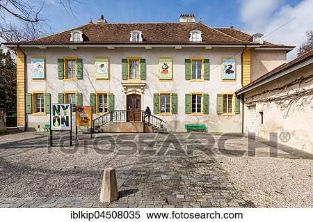 Lake Geneva Museum, Musee du Leman, Nyon, Switzerland, Europe View Large Photo Image Stock Photography - Lake Geneva Museum, Musee du Leman, Nyon, Switzerland, Europe. Fotosearch