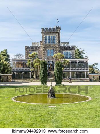 Larnach Castle, park and castle, Dunedin, Otago Peninsula, Southland, New Zealand, Oceania View Large Photo Image Stock Image - Larnach Castle, park and castle, Dunedin, Otago Peninsula, Southland, New Zealand, Oceania. Fotosearch