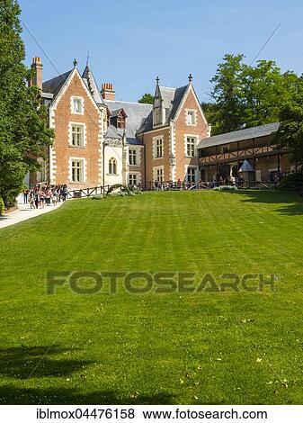 Leonardo da Vinci Museum, Château du Clos Lucé, Amboise, Indre-et-Loire, Loire Valley, Centre, France, Europe View Large Photo Image Stock Photo - Leonardo da Vinci Museum, Château du Clos Lucé, Amboise, Indre-et-Loire, Loire Valley, Centre, France, Europe. Fotosearch