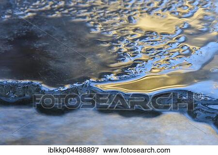 Light reflecting ice sheet, source river Warme Bode near Braunlage, Lower Saxony, Germany, Europe View Large Photo Image Stock Photo - Light reflecting ice sheet, source river Warme Bode near Braunlage, Lower Saxony, Germany, Europe. Fotosearch