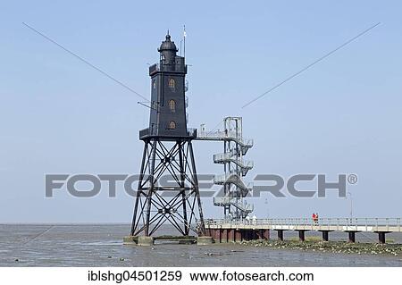 Lighthouse, Dorum, Wurster country, Lower Saxony, Germany, Europe View Large Photo Image Stock Photo - Lighthouse, Dorum, Wurster country, Lower Saxony, Germany, Europe. Fotosearch
