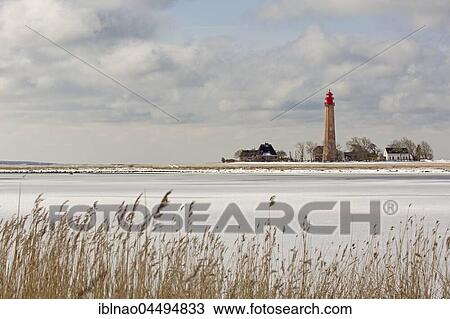 Lighthouse Flügge on frozen Baltic Sea, Fehmarn Island, Schleswig-Holstein, Germany, Europe View Large Photo Image Stock Image - Lighthouse Flügge on frozen Baltic Sea, Fehmarn Island, Schleswig-Holstein, Germany, Europe. Fotosearch