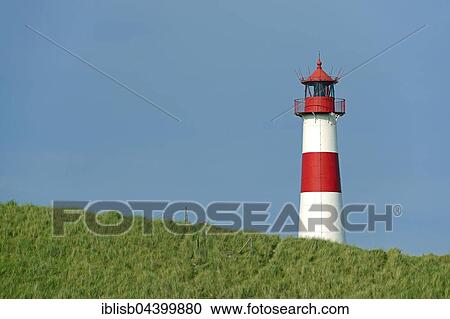 Lighthouse List East, Ellenbogen, Sylt, North Frisian Islands, North Frisia, Schleswig-Holstein, Germany, Europe View Large Photo Image Stock Image - Lighthouse List East, Ellenbogen, Sylt, North Frisian Islands, North Frisia, Schleswig-Holstein, Germany, Europe. Fotosearch