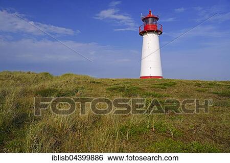 Lighthouse List West, Ellenbogen, Sylt, North Frisian Islands, North Frisia, Schleswig-Holstein, Germany, Europe View Large Photo Image Stock Photograph - Lighthouse List West, Ellenbogen, Sylt, North Frisian Islands, North Frisia, Schleswig-Holstein, Germany, Europe. Fotosearch