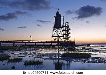 Lighthouse Obereversand, evening mood Dorum-Neufeld, Lower Saxony, Germany, Europe View Large Photo Image Stock Image - Lighthouse Obereversand, evening mood Dorum-Neufeld, Lower Saxony, Germany, Europe. Fotosearch