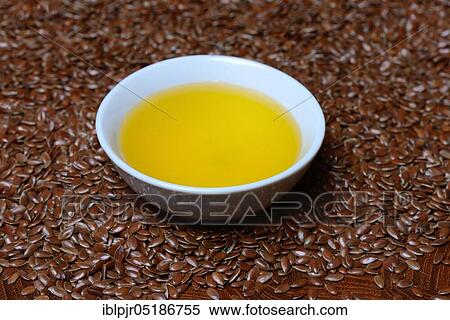 Linseed ( Linum usitatissimum) and linseed oil in shell View Large Photo Image Stock Photography - Linseed ( Linum usitatissimum) and linseed oil in shell. Fotosearch