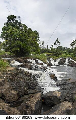 Lobe waterfalls, Kribi, Cameroon, Africa View Large Photo Image Stock Photo - Lobe waterfalls, Kribi, Cameroon, Africa. Fotosearch
