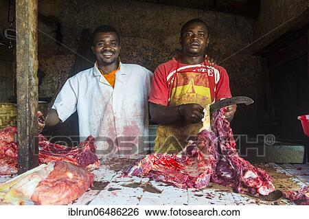 Local butcher in Foumban, Cameroon, Africa View Large Photo Image Stock Photograph - Local butcher in Foumban, Cameroon, Africa. Fotosearch