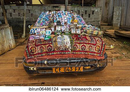 Local store on a car, Libongo, deep in the jungle of Cameroon View Large Photo Image Picture - Local store on a car, Libongo, deep in the jungle of Cameroon. Fotosearch
