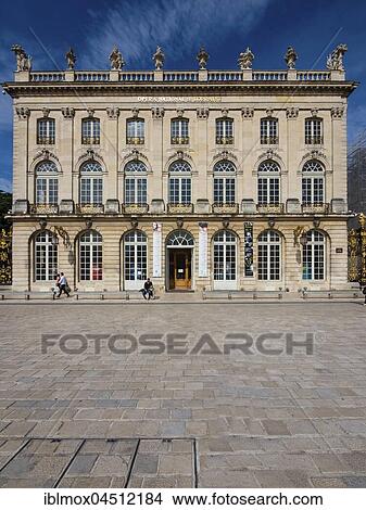 Picture - Lorraine National Opera, Opera National de Lorraine, Place Stanislas, Nancy, Meurthe-et-Moselle, Lorraine, France, Europe. Fotosearch
