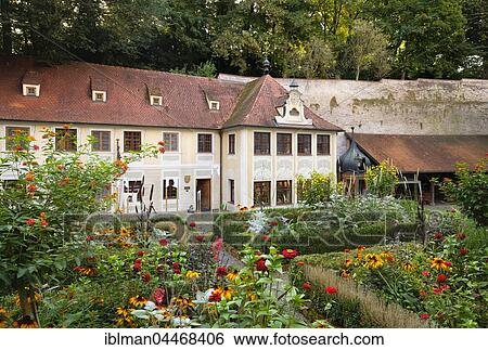 Lower Fountain Master House, Schwäbisches Handwerkermuseum, Brunnenmeisterhof or Handwerkerhof, Augsburg, Swabia, Bavaria, Germany, Europe View Large Photo Image Stock Photograph - Lower Fountain Master House, Schwäbisches Handwerkermuseum, Brunnenmeisterhof or Handwerkerhof, Augsburg, Swabia, Bavaria, Germany, Europe. Fotosearch
