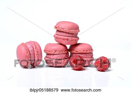 Stock Photo - Luxemburgerli confectionery with raspberry flavour, macarons, speciality of Confiserie Sprüngli, flavour, raspberry aroma. Fotosearch