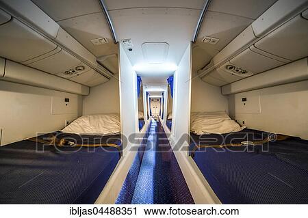 Luxury cabin for airplane crew View Large Photo Image Stock Image - Luxury cabin for airplane crew. Fotosearch