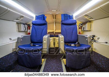 Luxury cabin in airplane for pilot and copilot View Large Photo Image Stock Photo - Luxury cabin in airplane for pilot and copilot. Fotosearch