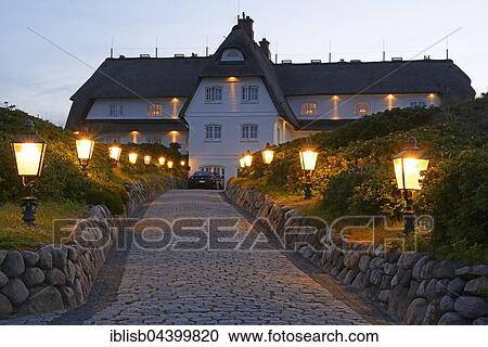 Luxury Hotel Sölring Hof, Rantum, Sylt, North Frisian Islands, North Frisia, Schleswig-Holstein, Germany, Europe View Large Photo Image Stock Image - Luxury Hotel Sölring Hof, Rantum, Sylt, North Frisian Islands, North Frisia, Schleswig-Holstein, Germany, Europe. Fotosearch