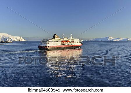 Mail ship Kong Harald, North Sea, Havøysund, Norwegian Sea, Finnmark County, Norway, Europe View Large Photo Image Stock Photography - Mail ship Kong Harald, North Sea, Havøysund, Norwegian Sea, Finnmark County, Norway, Europe. Fotosearch