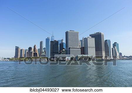 Stock Photo - Manhattan skyline, New York City, USA, North America. Fotosearch