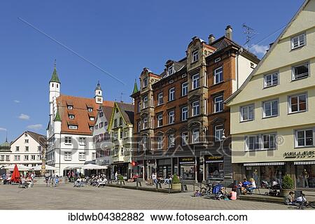 Marktplatz, Biberach an der Riss, Upper Swabia, Baden-Württemberg, Germany, Europe View Large Photo Image Stock Image - Marktplatz, Biberach an der Riss, Upper Swabia, Baden-Württemberg, Germany, Europe. Fotosearch