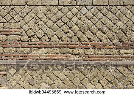 Masonry, stone wall, ancient city, Pompeii, Campania, Italy, Europe View Large Photo Image Stock Photo - Masonry, stone wall, ancient city, Pompeii, Campania, Italy, Europe. Fotosearch