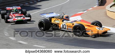 Stock Image - McLaren M14A, 10 Grand Prix Monaco Historique 2016 Monte-Carlo, Monaco, Europe. Fotosearch