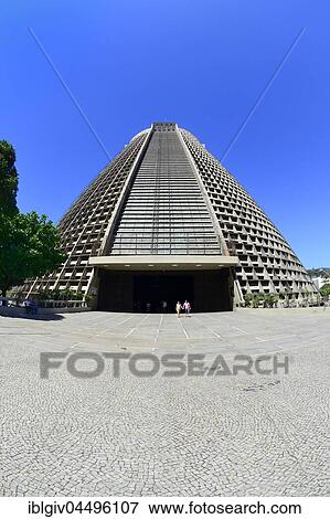 Metropolitan Cathedral Sao Sebastio, Rio de Janeiro, Brazil, South America View Large Photo Image Stock Photo - Metropolitan Cathedral Sao Sebastio, Rio de Janeiro, Brazil, South America. Fotosearch