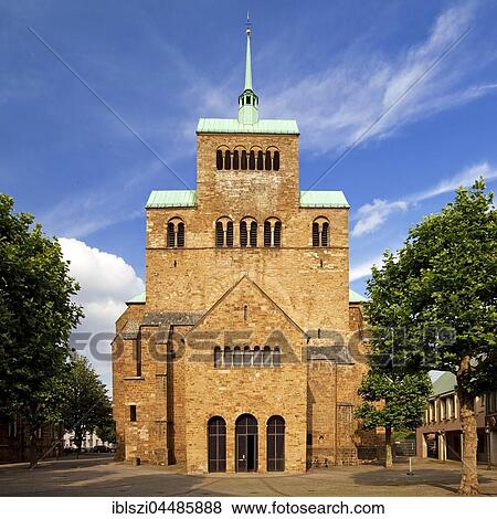 Minden Cathedral St. Gorgonius and St. Peter, Minden, North Rhine-Westphalia, Germany, Europe View Large Photo Image Stock Photo - Minden Cathedral St. Gorgonius and St. Peter, Minden, North Rhine-Westphalia, Germany, Europe. Fotosearch