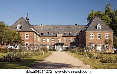 Monastery Langwaden, Grevenbroich, Lower Rhine, North Rhine-Westphalia, Germany, Europe View Large Photo Image Stock Image - Monastery Langwaden, Grevenbroich, Lower Rhine, North Rhine-Westphalia, Germany, Europe. Fotosearch