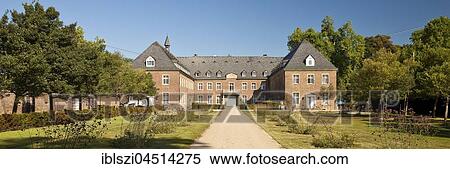 Monastery Langwaden, Grevenbroich, Lower Rhine, North Rhine-Westphalia, Germany, Europe View Large Photo Image Stock Photography - Monastery Langwaden, Grevenbroich, Lower Rhine, North Rhine-Westphalia, Germany, Europe. Fotosearch