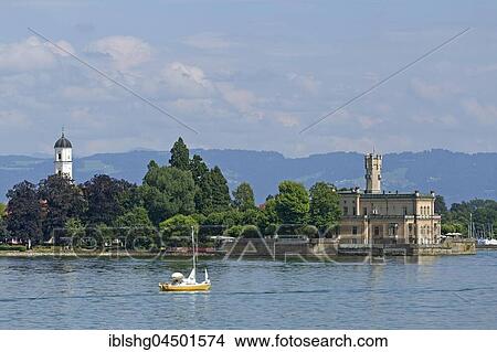 Montfort, Langenargen, Lake Constance, Baden-Württemberg, Germany Castle View Large Photo Image Picture - Montfort, Langenargen, Lake Constance, Baden-Württemberg, Germany Castle. Fotosearch