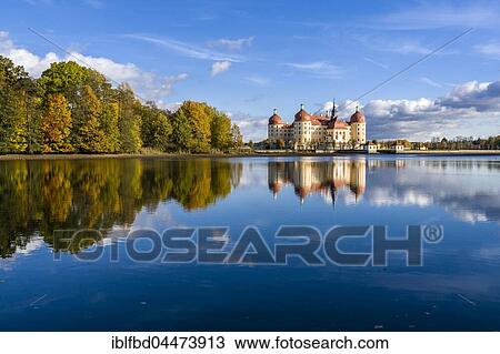 Moritzburg castle surrounded by lake, Moritzburg, Saxony, Germany, Europe View Large Photo Image Stock Image - Moritzburg castle surrounded by lake, Moritzburg, Saxony, Germany, Europe. Fotosearch