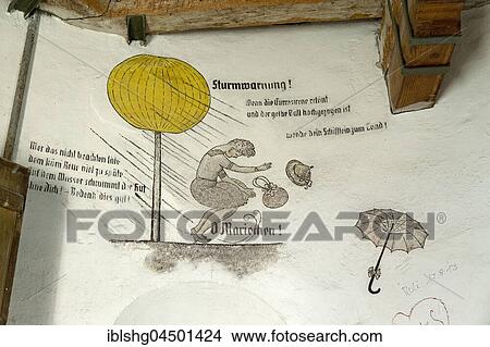 Mural in the Lighthouse, Lindau, Bavaria, Germany, Europe View Large Photo Image Picture - Mural in the Lighthouse, Lindau, Bavaria, Germany, Europe. Fotosearch