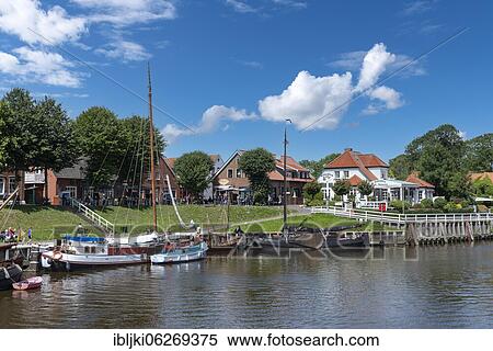 Museum harbour with traditional sailing boats, flat bottom sailer, Carolinensiel, Lower Saxony, Germany, Europe View Large Photo Image Stock Photography - Museum harbour with traditional sailing boats, flat bottom sailer, Carolinensiel, Lower Saxony, Germany, Europe. Fotosearch