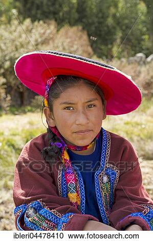 Native girl, Queromarca, Cusco, Peru, South America View Large Photo Image Stock Image - Native girl, Queromarca, Cusco, Peru, South America. Fotosearch