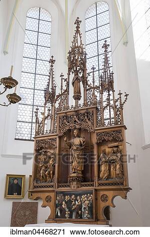 Neo-Gothic altar by William Vogt, St. Anne's Church, Augsburg, Swabia, Bavaria, Germany, Europe View Large Photo Image Stock Image - Neo-Gothic altar by William Vogt, St. Anne's Church, Augsburg, Swabia, Bavaria, Germany, Europe. Fotosearch