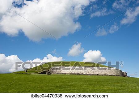 Neolithic burial mound, Newgrange, County Meath, Ireland, United Kingdom, Europe View Large Photo Image Stock Photograph - Neolithic burial mound, Newgrange, County Meath, Ireland, United Kingdom, Europe. Fotosearch