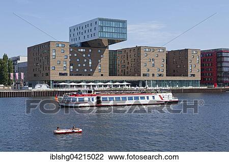 Nhow Hotel at the Spree, Berlin, Germany, Europe View Large Photo Image Stock Image - Nhow Hotel at the Spree, Berlin, Germany, Europe. Fotosearch