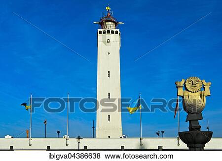 Noordwijk Lighthouse, South Holland, Netherlands View Large Photo Image Stock Photo - Noordwijk Lighthouse, South Holland, Netherlands. Fotosearch