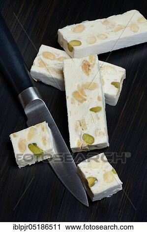 Nougat de Montelimar View Large Photo Image Stock Image - Nougat de Montelimar. Fotosearch