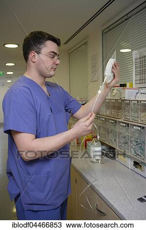 Nurse preparing the medication in the ICU, Düsseldorf, North Rhine-Westphalia, Germany, Europe View Large Photo Image Stock Image - Nurse preparing the medication in the ICU, Düsseldorf, North Rhine-Westphalia, Germany, Europe. Fotosearch