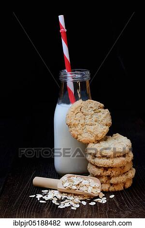 Oatmeal biscuits, Oatmeal in scoop, Milk bottle, Oatmeal biscuits, Oatmeal biscuits, Oatmeal biscuits, Oatmeal biscuits View Large Photo Image Stock Image - Oatmeal biscuits, Oatmeal in scoop, Milk bottle, Oatmeal biscuits, Oatmeal biscuits, Oatmeal biscuits, Oatmeal biscuits. Fotosearch