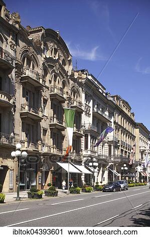 Offices and commercial buildings, Wilhelmstraße or Wiesbadener Rue, Wiesbaden, Hesse, Germany, Europe View Large Photo Image Stock Image - Offices and commercial buildings, Wilhelmstraße or Wiesbadener Rue, Wiesbaden, Hesse, Germany, Europe. Fotosearch